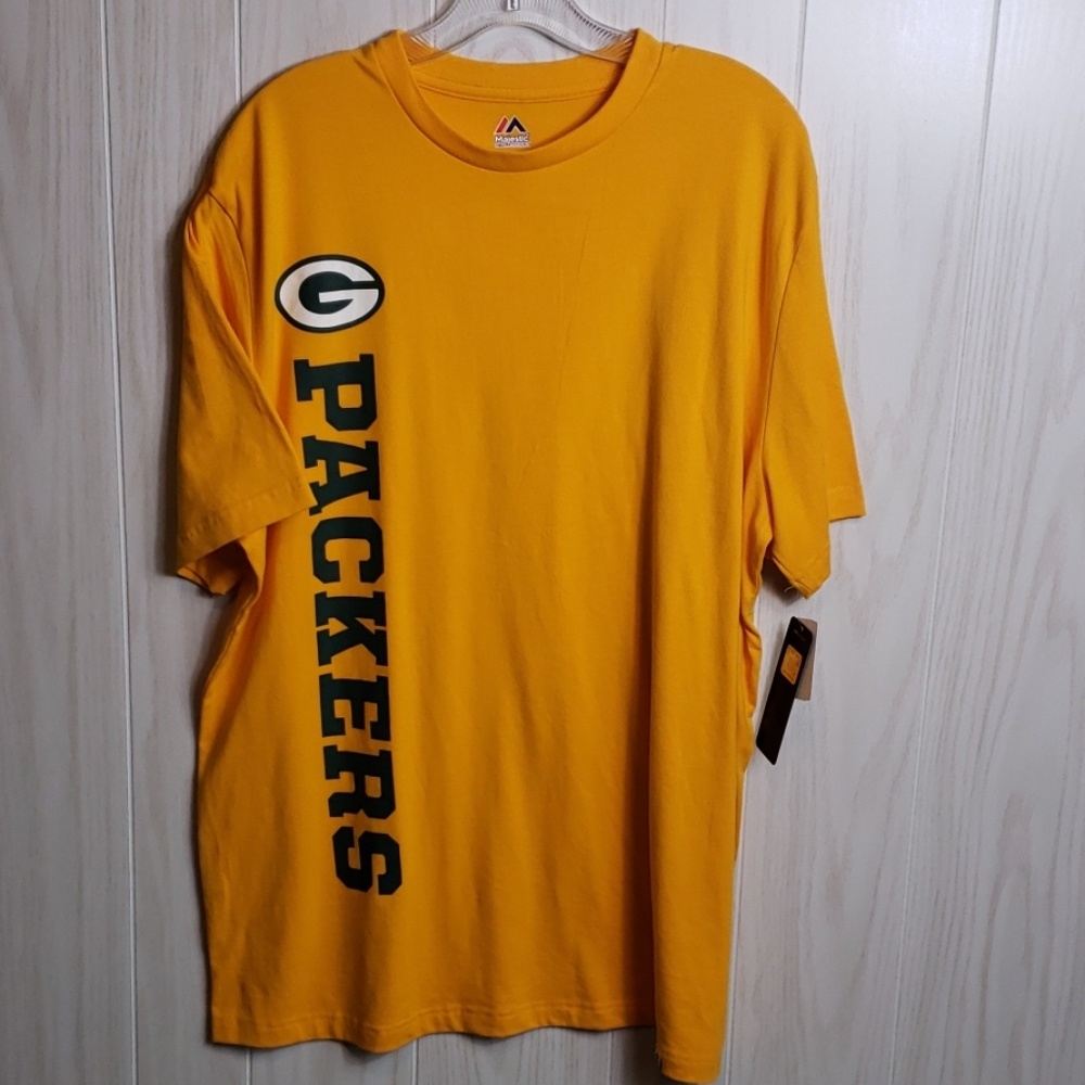 Green Bay Packers Flex Vertical Wordmark Tee XL
